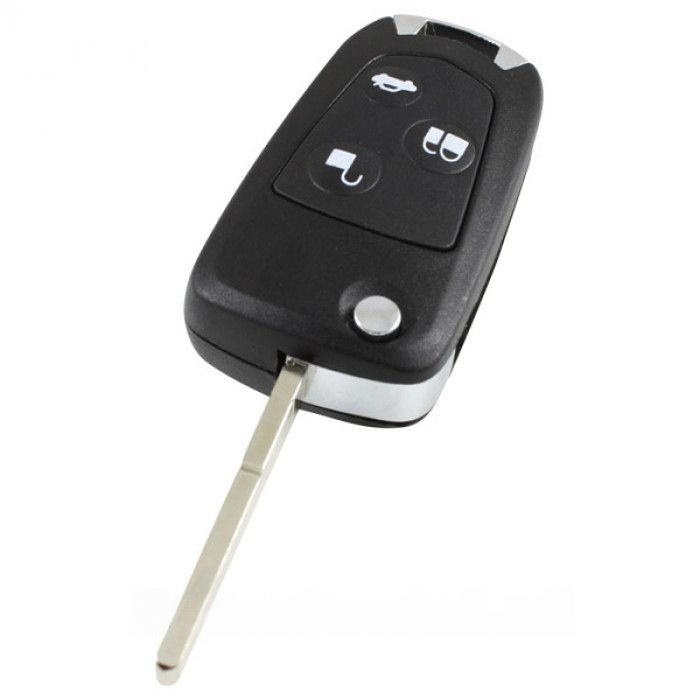Ford 3-Knopf-Schlüsselgehäuse - Schlüsselblatt gerade (Umbausatz) main product photo