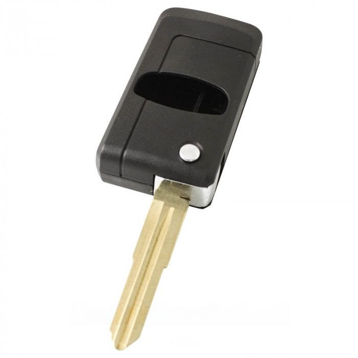Mitsubishi 2-Tasten-Klappschlüssel - Schlüsselblattspitze Kerbe rechts (Umbausatz) main product photo