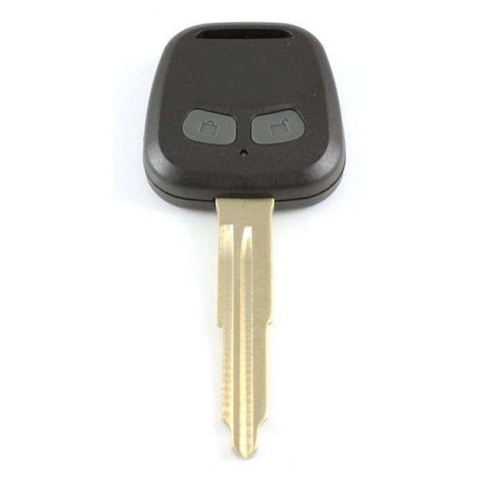 Mitsubishi 2-knops sleutelbehuizing - sleutelbaard punt met inkeping links main product photo