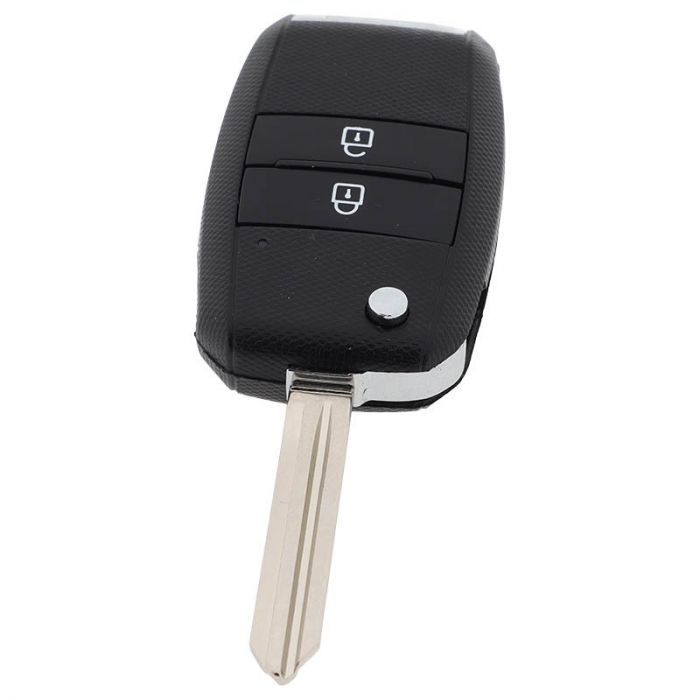 Kia 2-Knopf Klappschlüssel - Schlüsselblattspitze - passend für Kia Picanto main product photo