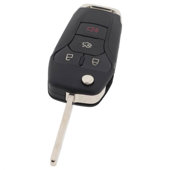 Ford 3-Tasten-Klappschlüssel mit Paniktaste - Schlüsselblatt gerade (Modell 4) main product photo