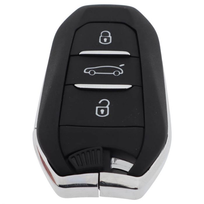 Citroën 3-Tasten Smart Key Gehäuse mit Batteriehalter - Kofferraumtaste main product photo