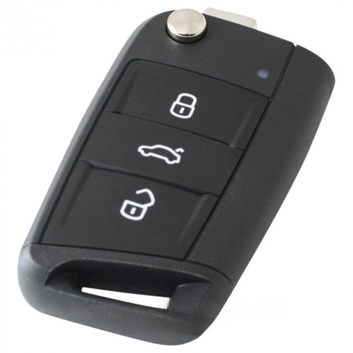Volkswagen 3-Tasten-Klappschlüssel mit Elektronik 433MHZ - ID48 Transponder 5G0959753BB main product photo