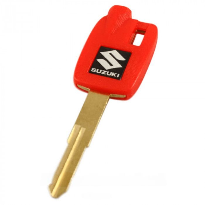 Suzuki Motorradschlüssel rot - Schlüsselblattspitze (Modell 2) main product photo