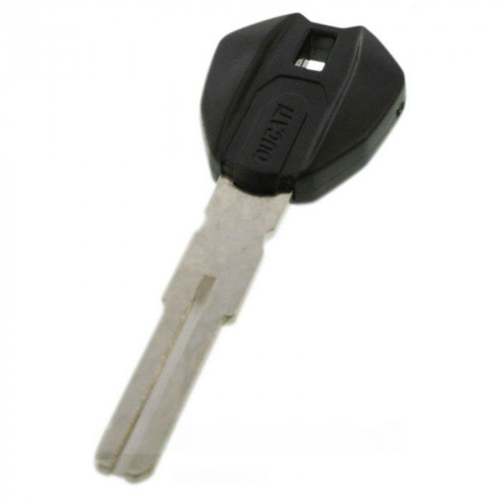 Ducati Motorradschlüssel schwarz - Schlüsselblatt gerade mit Kerbe Mitte main product photo