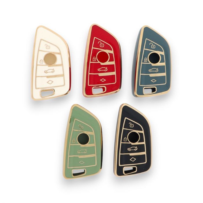 BMW 4-knops smart key TPU-sleutelhoes main product photo