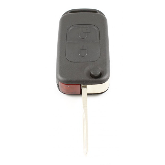 Mercedes 2-Tasten-Klappschlüssel - Schlüsselblatt gerade mit Kerbseite main product photo