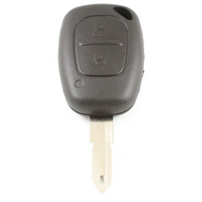 Nissan 2-Knopf-Schlüsselgehäuse - Schlüsselblattspitze mit Öffnung main product photo