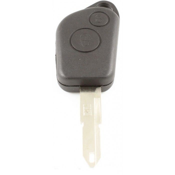 Peugeot 2-Knopf-Schlüsselgehäuse für ältere Modelle - Schlüsselblattspitze mit Öffnung main product photo