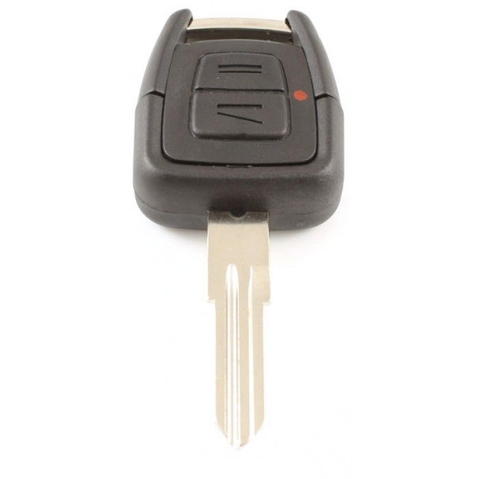 Opel 2-Tasten-Schlüsselgehäuse - Schlüsselblattspitze mit Kerbe links main product photo