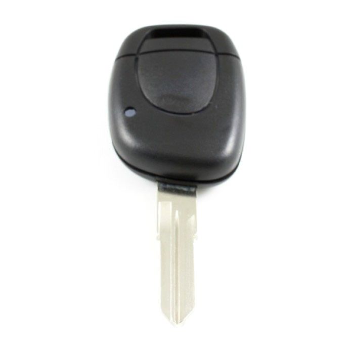 Renault 1-Knopf-Schlüsselgehäuse - Schlüsselblatt mit Spitze - Batterie im Gehäuse main product photo