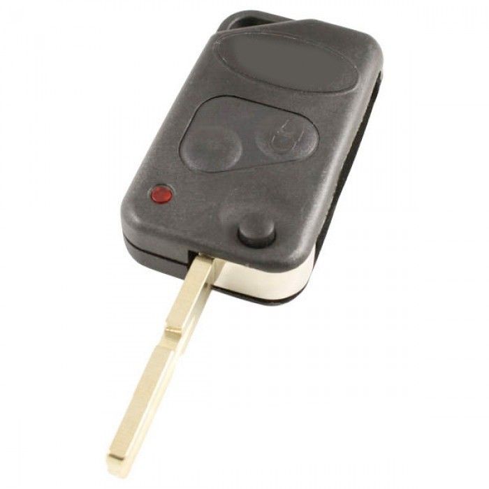 Land Rover 2-Tasten-Klappschlüssel - Schlüsselblatt gerade mit Kerbe in der Mitte main product photo