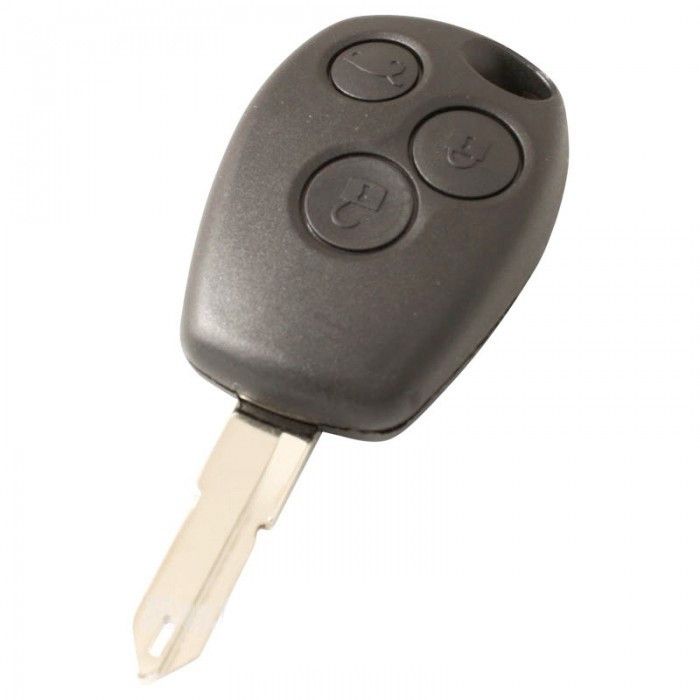 Nissan 3-Tasten-Schlüsselgehäuse - Schlüsselblattspitze mit Öffnung main product photo