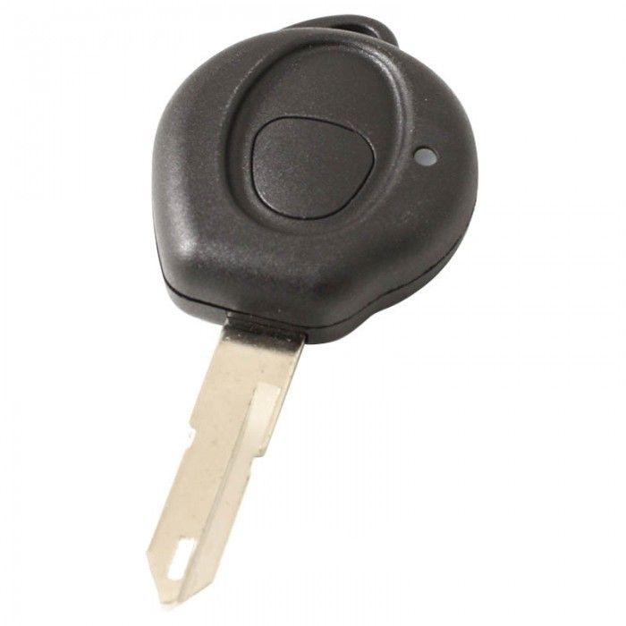 Peugeot 1-Knopf-Schlüsselgehäuse - Schlüsselblattspitze mit Öffnung main product photo