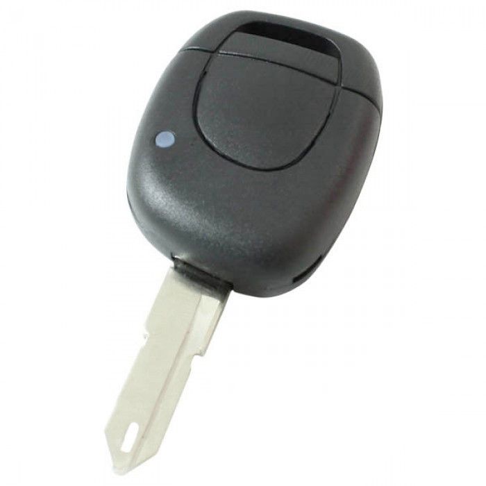 Renault 1-Knopf-Schlüsselgehäuse - Schlüsselblattspitze mit Öffnung in der Spitze - Batterie auf Chip main product photo