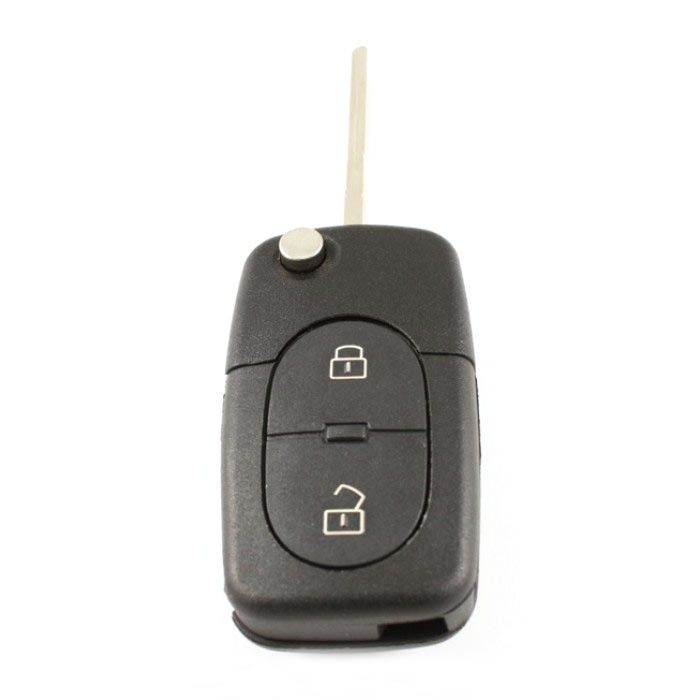 Audi 2-Tasten-Klappschlüssel - Schlüsselblatt gerade (Modell 2) main product photo