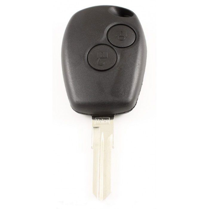 Renault 2-Tasten-Schlüsselgehäuse - Schlüsselblatt mit Spitze (Modell 1) main product photo