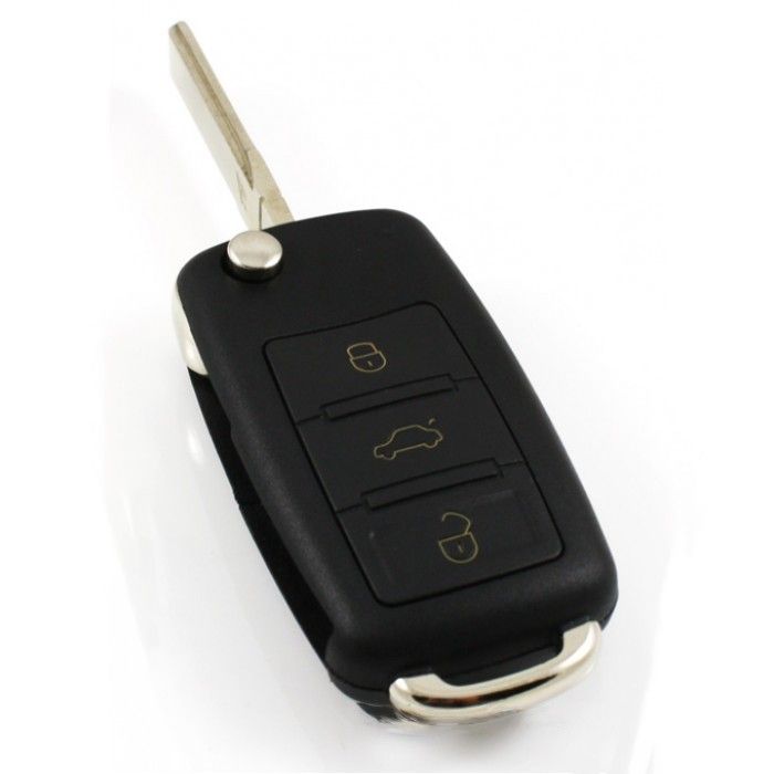 Audi 3-Tasten-Klappschlüssel - Schlüsselblatt gerade (Modell 3) main product photo