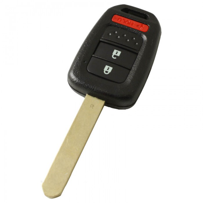 Honda 2-Tasten-Schlüsselgehäuse mit Paniktaste - Schlüsselblatt gerade main product photo