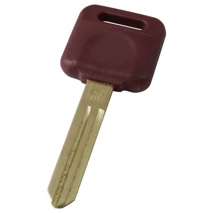 Nissan-Zündschlüssel ohne Platz für Transponder - Schlüsselblattspitze mit Kerbe links main product photo