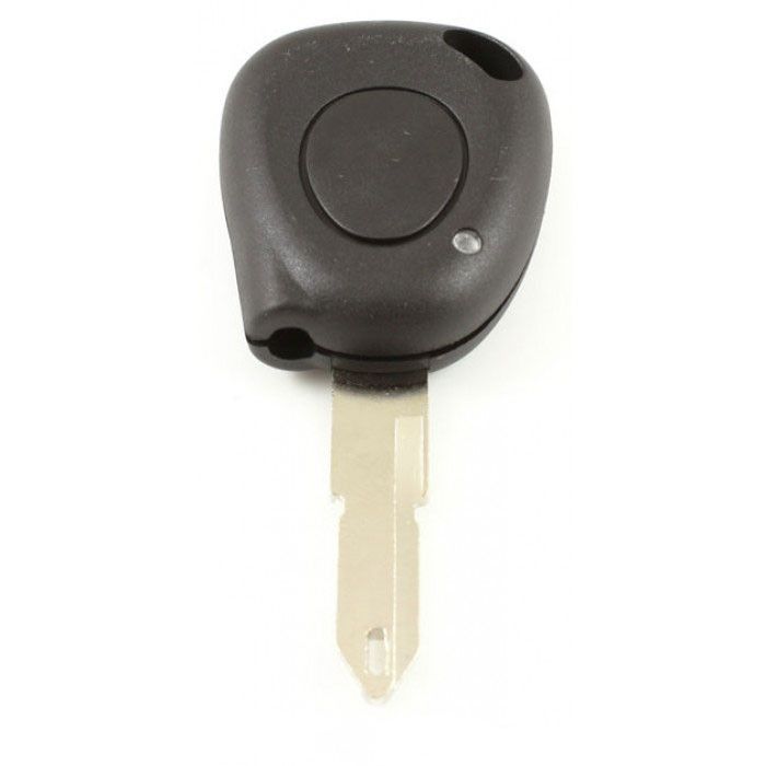 Renault 1-Tasten-Schlüssel Gehäuse mit Aussparung Infrarot-Licht - Punkt Schlüsselblatt mit Öffnung main product photo