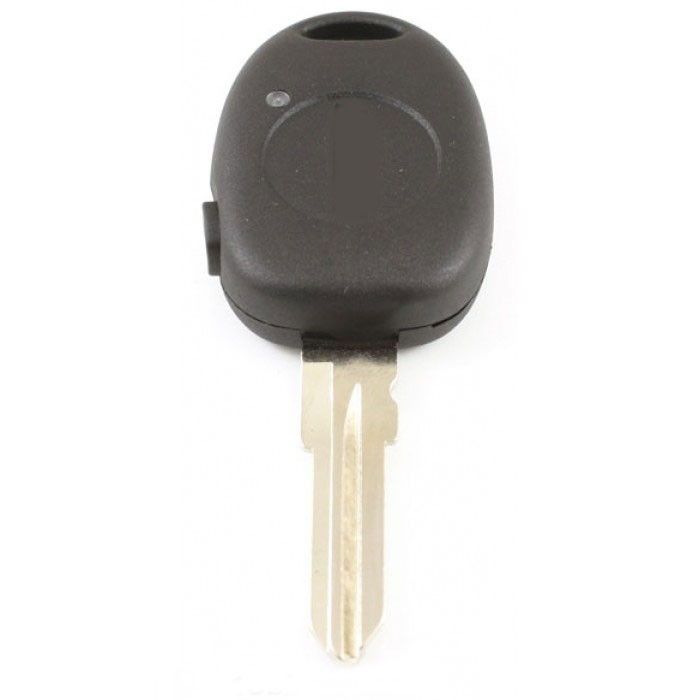 Fiat - 1-Knopf-Schlüsselgehäuse - Schlüsselblattspitze mit Druckknopf an der Seite schwarz main product photo