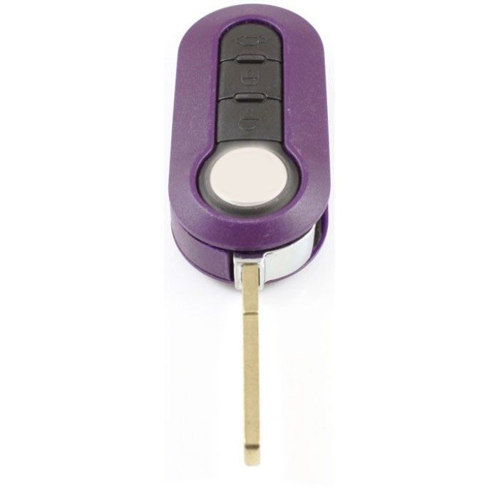 Fiat - 3-Tasten-Klappschlüssel lila - Schlüsselblatt gerade main product photo