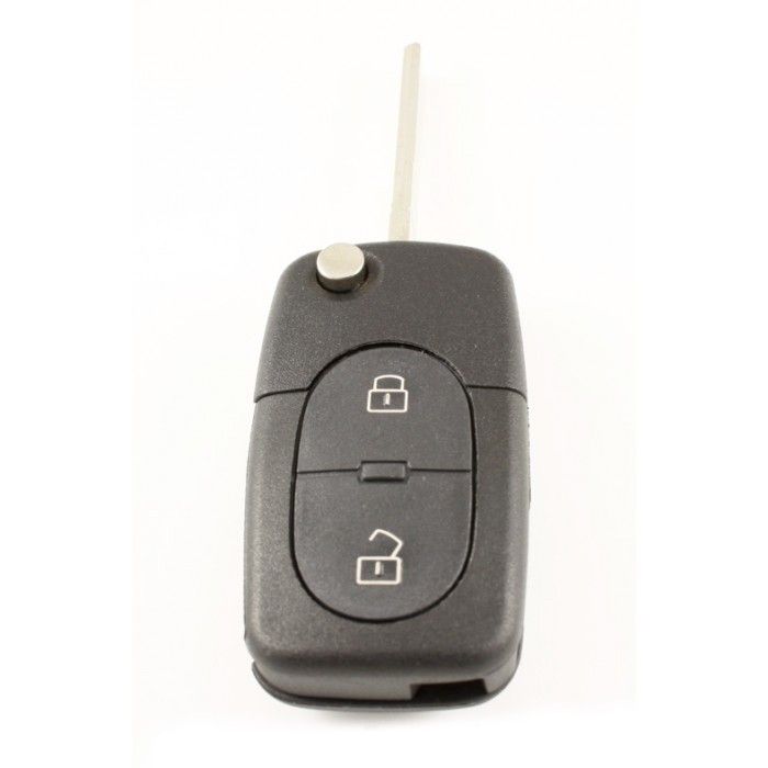 Audi 2-Tasten-Klappschlüssel - Schlüsselblatt gerade - (Modell 1) main product photo