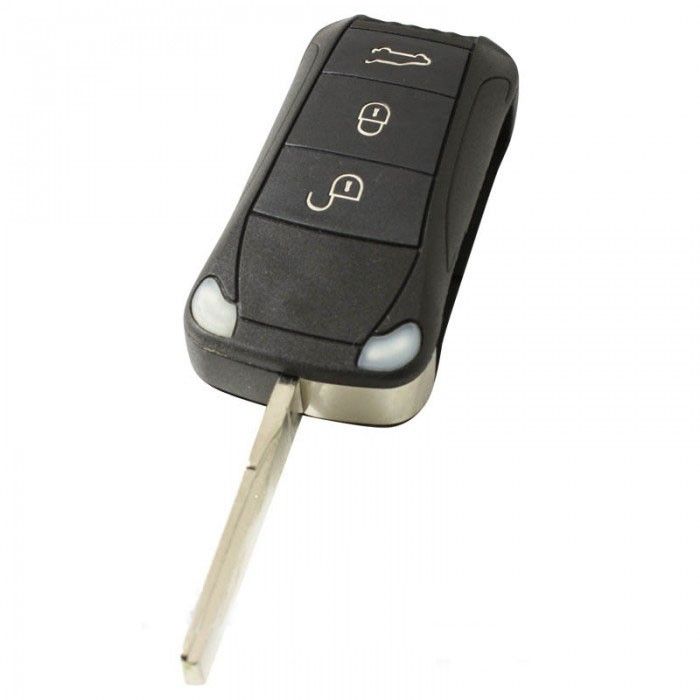 Porsche 3-Tasten-Klappschlüssel mit Paniktaste main product photo