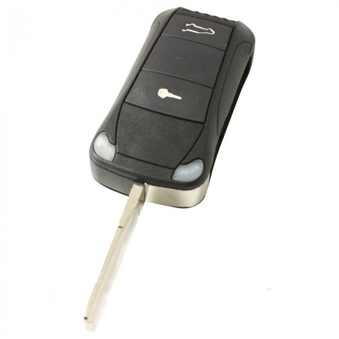 Porsche 2-Tasten-Klappschlüssel mit Paniktaste main product photo