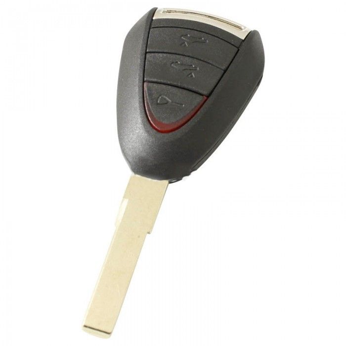 Porsche 3-Tasten-Schlüsselgehäuse - Schlüsselblatt gerade (Modell 1) main product photo