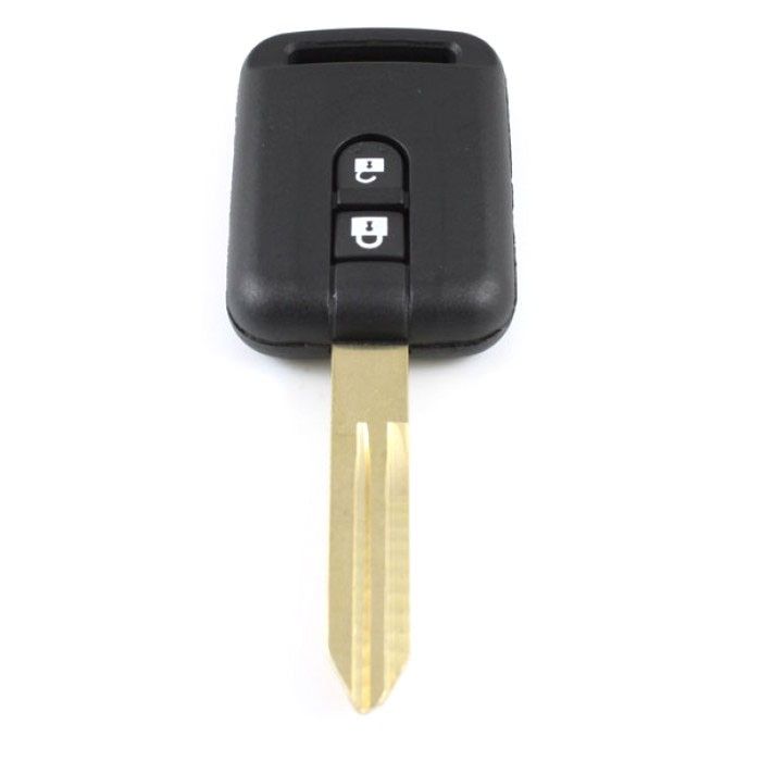 Nissan 2-Tasten-Schlüsselgehäuse quadratisch - Schlüsselblattspitze ohne Verbreiterung main product photo