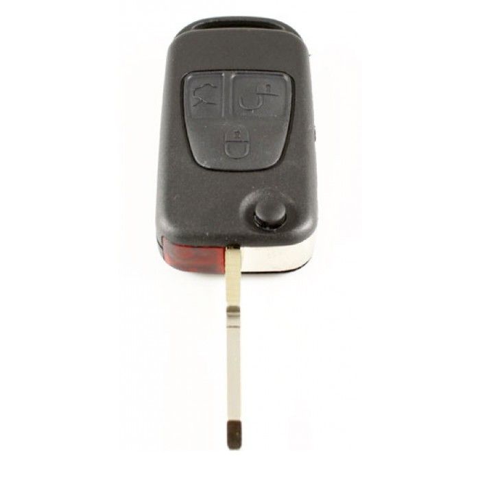 Mercedes 3-Tasten-Klappschlüssel - Schlüsselblattspitze mit Kerbe main product photo
