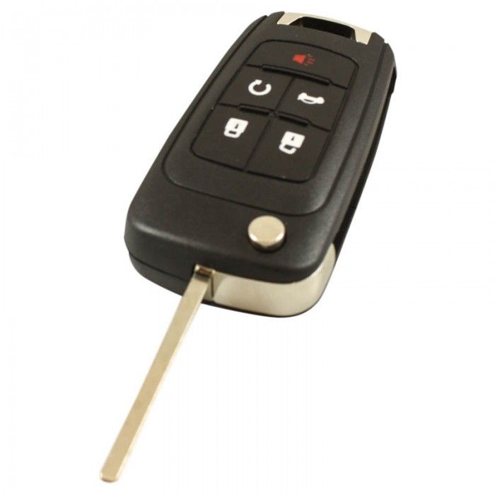 Chevrolet 5-Knopf-Klappschlüssel - Schlüsselblatt gerade main product photo