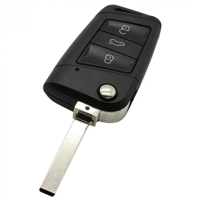 Volkswagen 3-Tasten-Klappschlüssel - Schlüsselblatt gerade main product photo
