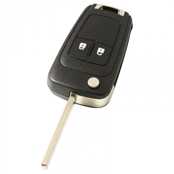 Chevrolet 2-Knopf Klappschlüssel - Schlüsselblatt gerade (HU100) main product photo