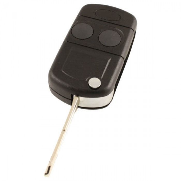 Land Rover 2-knops klapsleutel - sleutelbaard punt met inkeping zijkant main product photo