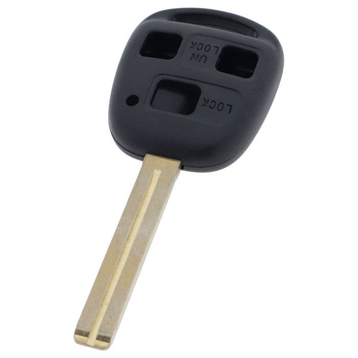 Toyota 3-Tasten-Schlüsselgehäuse - Schlüsselblatt gerade (+/- 46mm) main product photo