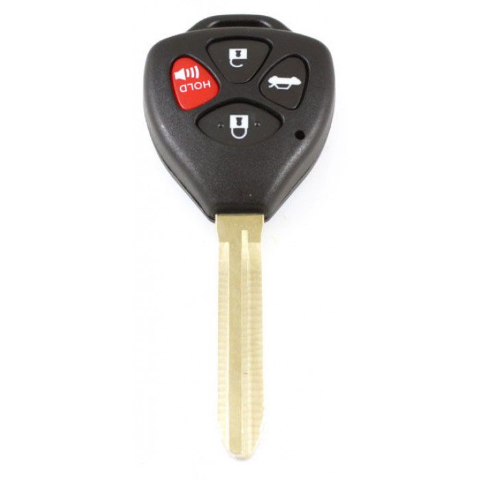 Toyota 3-Tasten-Schlüsselgehäuse mit Panikknopf - Schlüsselblattspitze (+/- 48mm) main product photo