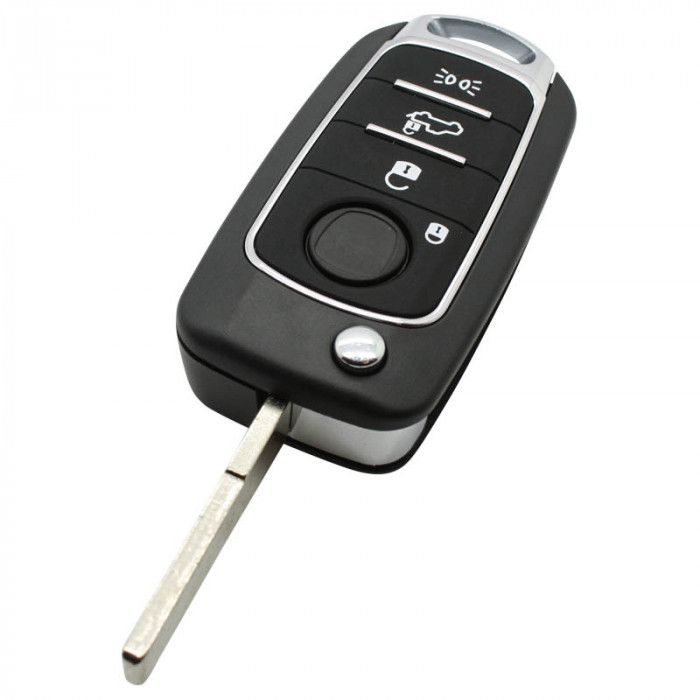 Fiat 4-Knopf Klappschlüssel - Schlüsselblatt gerade main product photo