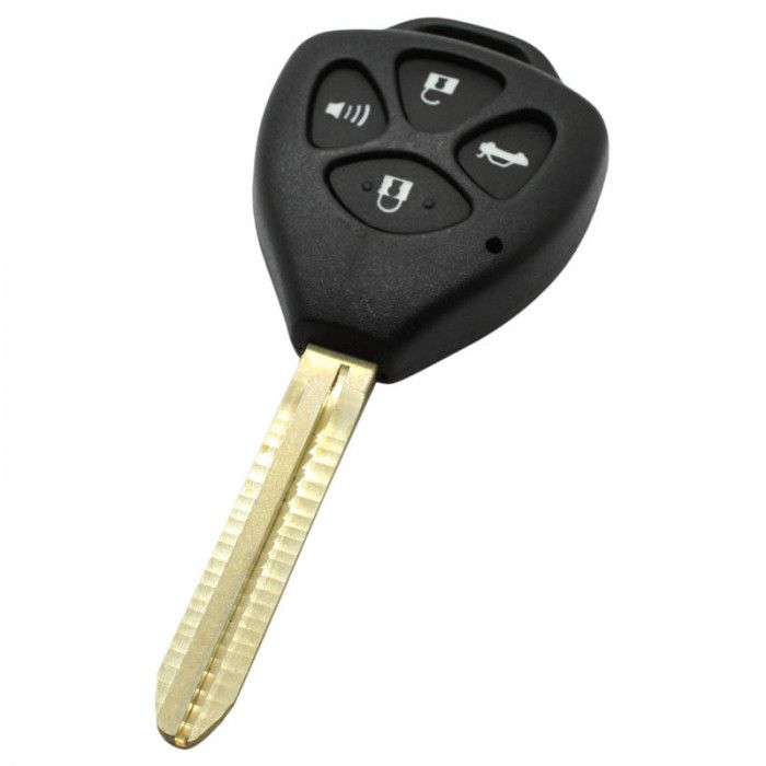 Toyota 4-Knopf-Schlüsselgehäuse - Schlüsselblattspitze (TOY43) main product photo