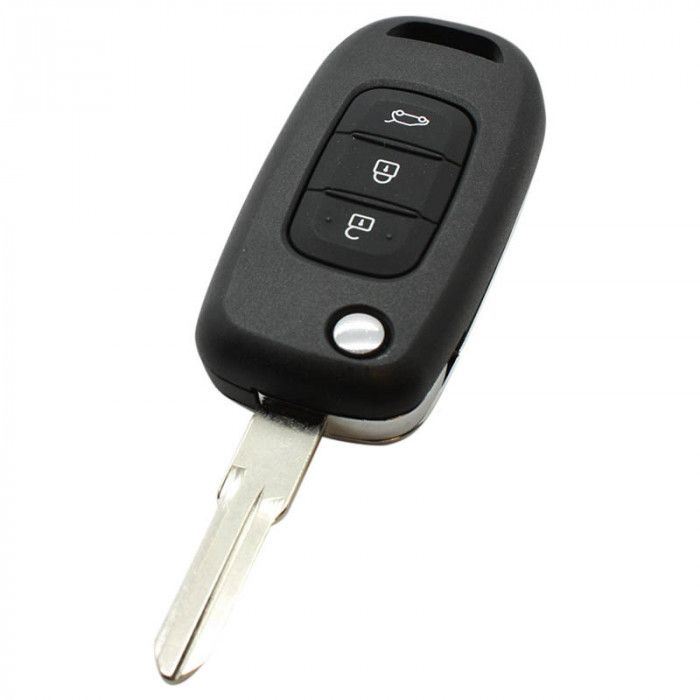 Renault 3-Tasten-Klappschlüssel - Schlüsselblattspitze (Modell 2) main product photo