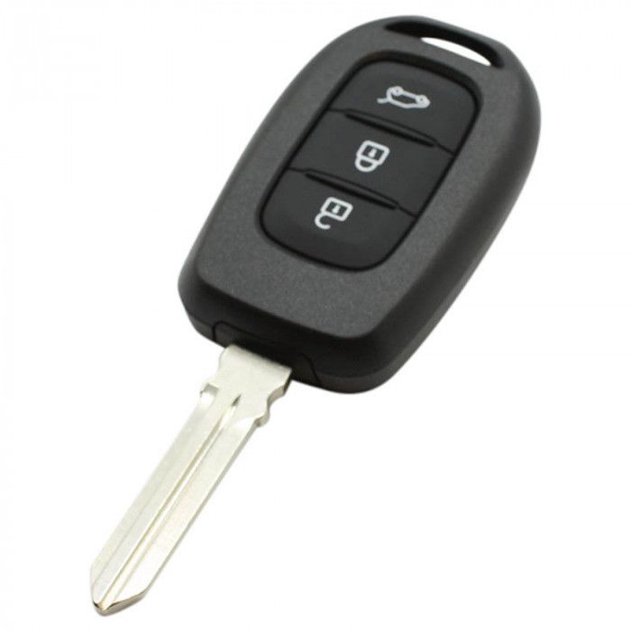 Renault 3-Tasten-Schlüsselgehäuse - Schlüsselblattspitze (Modell 3) main product photo