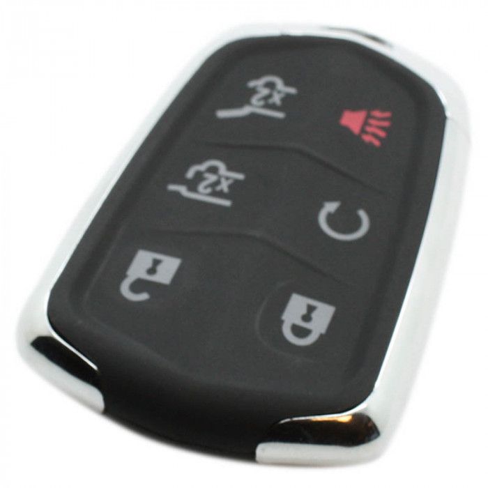 Cadillac 5-knops smart key behuizing met paniek knop main product photo