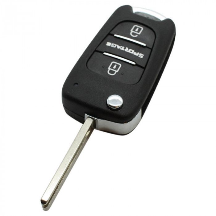 Kia Sportage 3-Tasten-Klappschlüssel - Schlüsselblatt gerade (Modell 2) main product photo