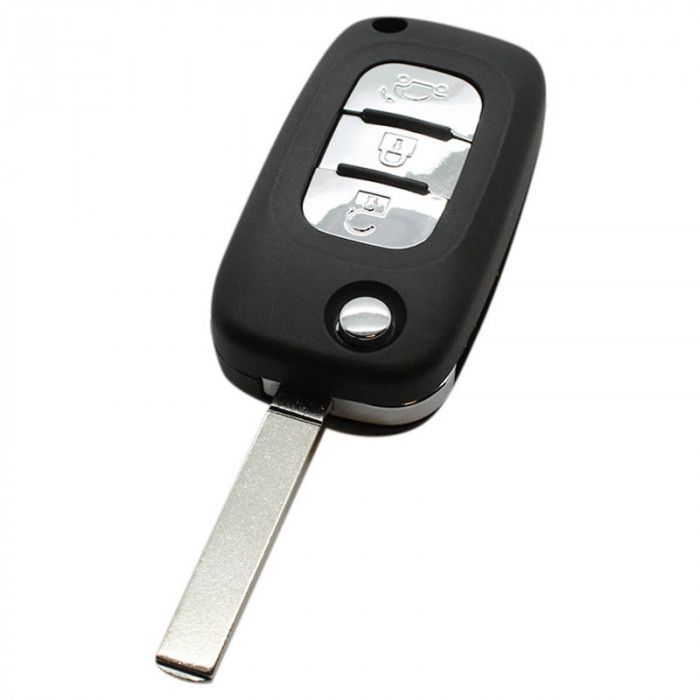 Mercedes 3-Tasten-Klappschlüssel - Schlüsselblatt gerade main product photo