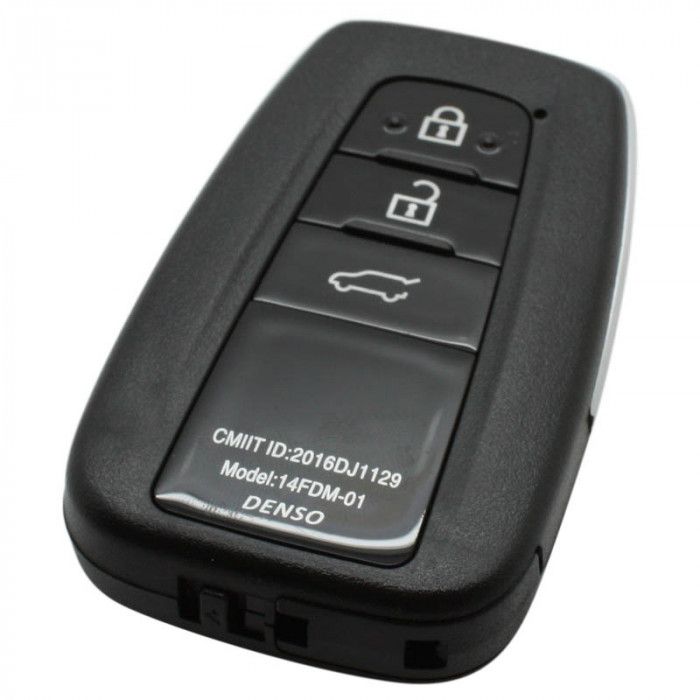 Toyota 3-Tasten Smart Key Gehäuse - Schlüsselblatt gerade (Modell 2) main product photo