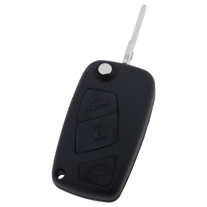 Iveco 3-Knopf Klappschlüssel schwarz - Schlüsselblattspitze main product photo