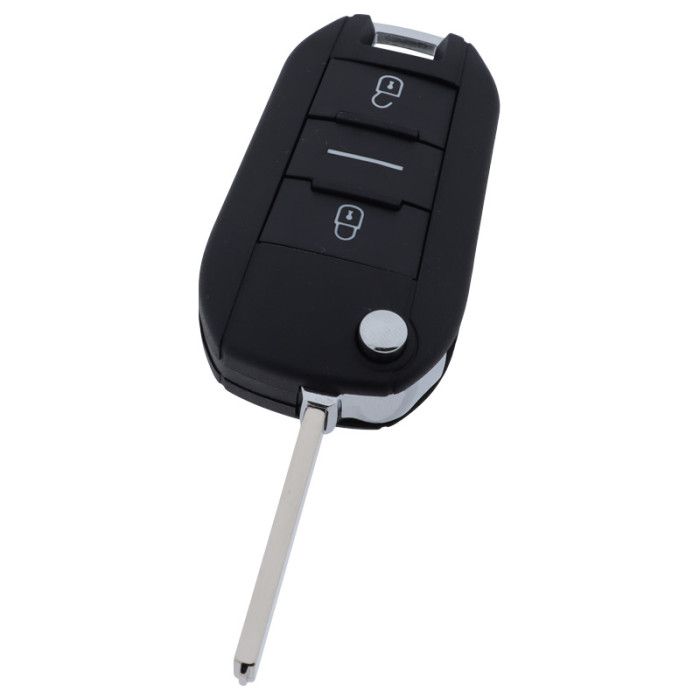Peugeot 3-Tasten-Klappschlüssel - Schlüsselblatt gerade (Modell 2) main product photo