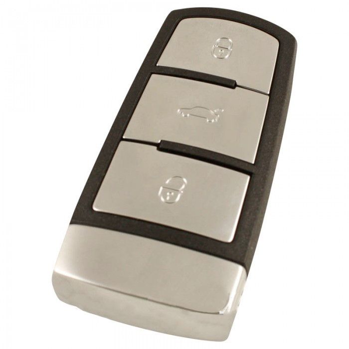 Volkswagen 3-Tasten Smart Key mit Elektronik 433MHZ - ID48 Transponder main product photo